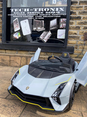 Licensed Lamborghini Autentica - 12v Kids Ride on Car with Remote
Extra Features with no extra cost (Added Free):
Leather Seats and EVA Wheels
Bluetooth Connectivity
USB/MP3 Connectivity
Built in Music Functions
Introducing the Lamborghini Autentica Kid