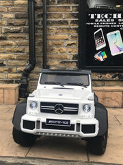 Mercedes G63 6X6 AMG Adult Edition White Also Remote & Self Drive