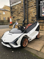 Kids Lamborghini Sian Electric Ride-on Car with Parent Remote, Now With MP4