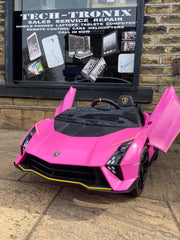 Licensed Lamborghini Autentica - 12v Kids Ride on Car with Remote
Extra Features with no extra cost (Added Free):
Leather Seats and EVA Wheels
Bluetooth Connectivity
USB/MP3 Connectivity
Built in Music Functions
Introducing the Lamborghini Autentica Kid