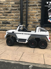 Mercedes G63 6X6 AMG Adult Edition White Also Remote & Self Drive