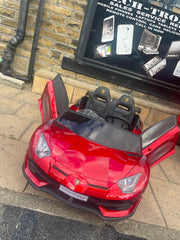 2 Seater Lamborgini 24v, Leather Seats & Rubber Tyres, Remote & Self Drive