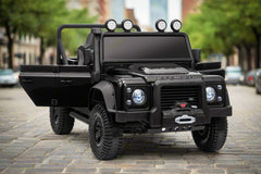 24v Licensed Land Rover Defender 110 SVX/ BIG SPEC 24v Battery/ Eva Rubber Wheels!