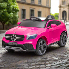 Licensed Mercedes Benz GLC 12V Ride on Kids Car with Remote - White & Pink Available