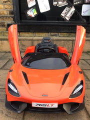 Mclaren 765LT Electric 12V Kids, Remote Control & Self Drive