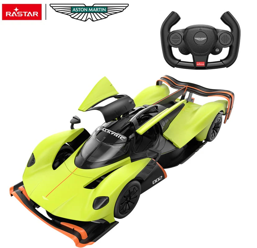 Rastar RC 1:14 Aston Martin Valkyrie AMR Pro Kids Remote Control Toy Car - Green