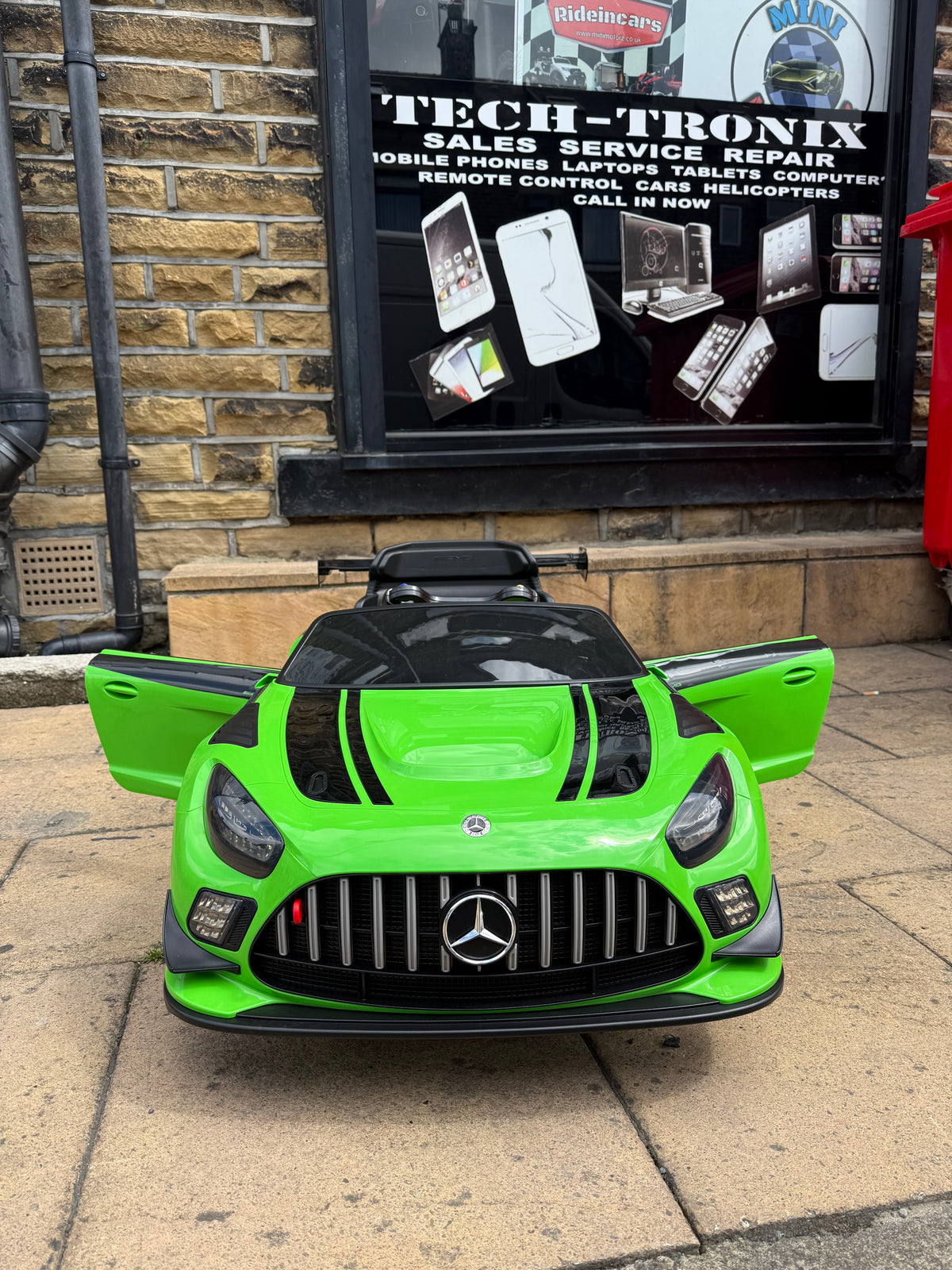 Licensed 12v Mercedes-AMG GT3 Kids Ride on Car - Orange Or Green