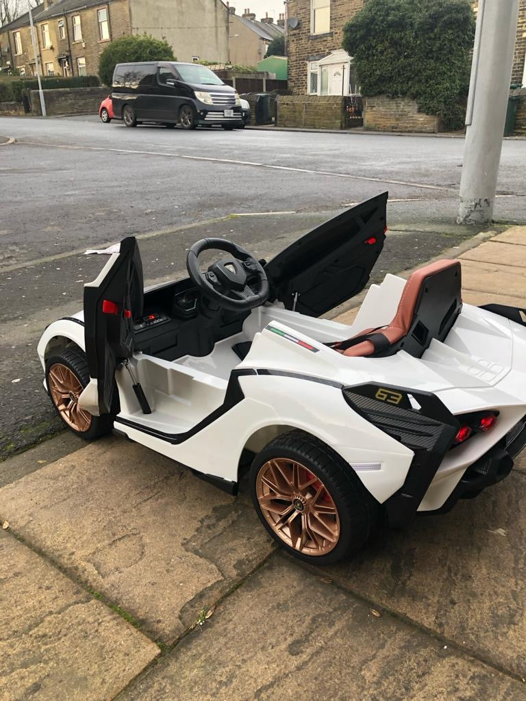 Kids Lamborghini Sian Electric Ride-on Car with Parent Remote, Now With MP4