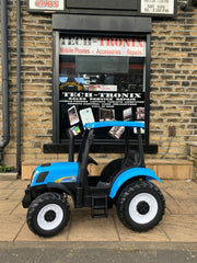 In Stock Collection Only Ring 01274 638554 New Holland Kids Tractor T7 Electric Ride On – Blue – OFFICIAL LICENSED 12v & 24v Available