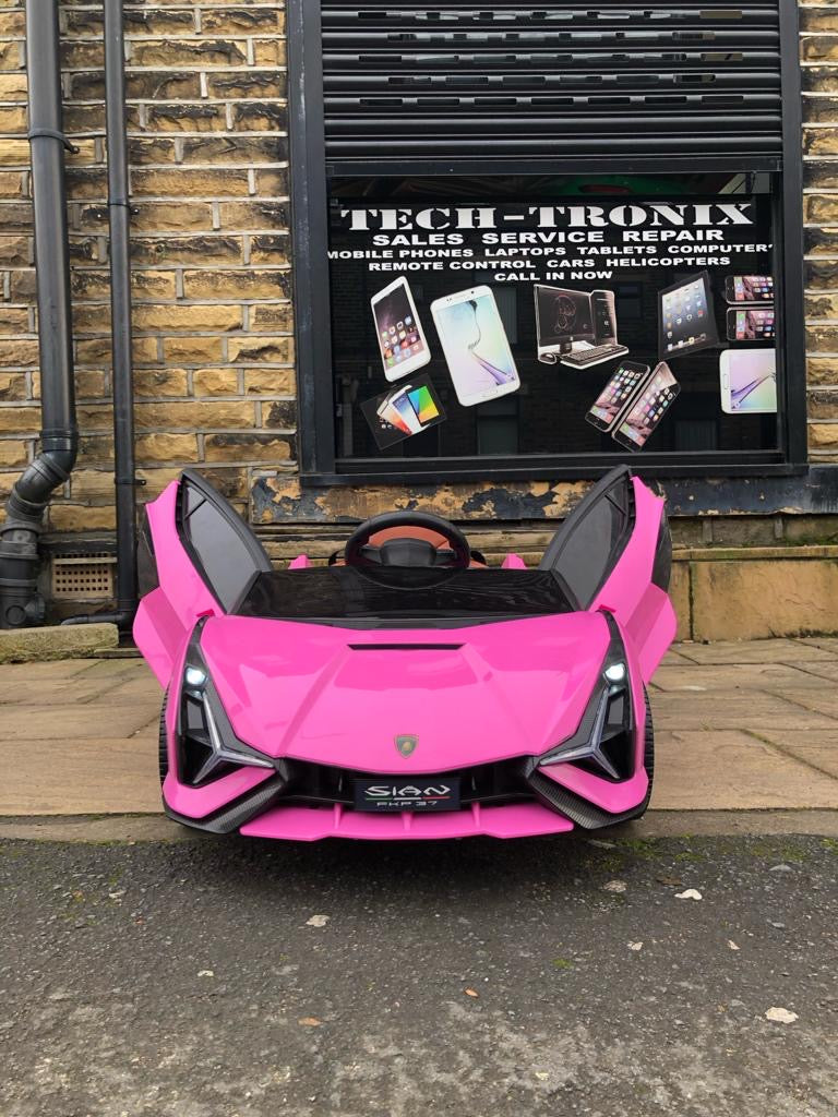 Kids Lamborghini Sian Electric Ride-on Car with Parent Remote, Now With MP4