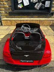 Kids 2 Seater Ride on Bentley Continental GT Supersports