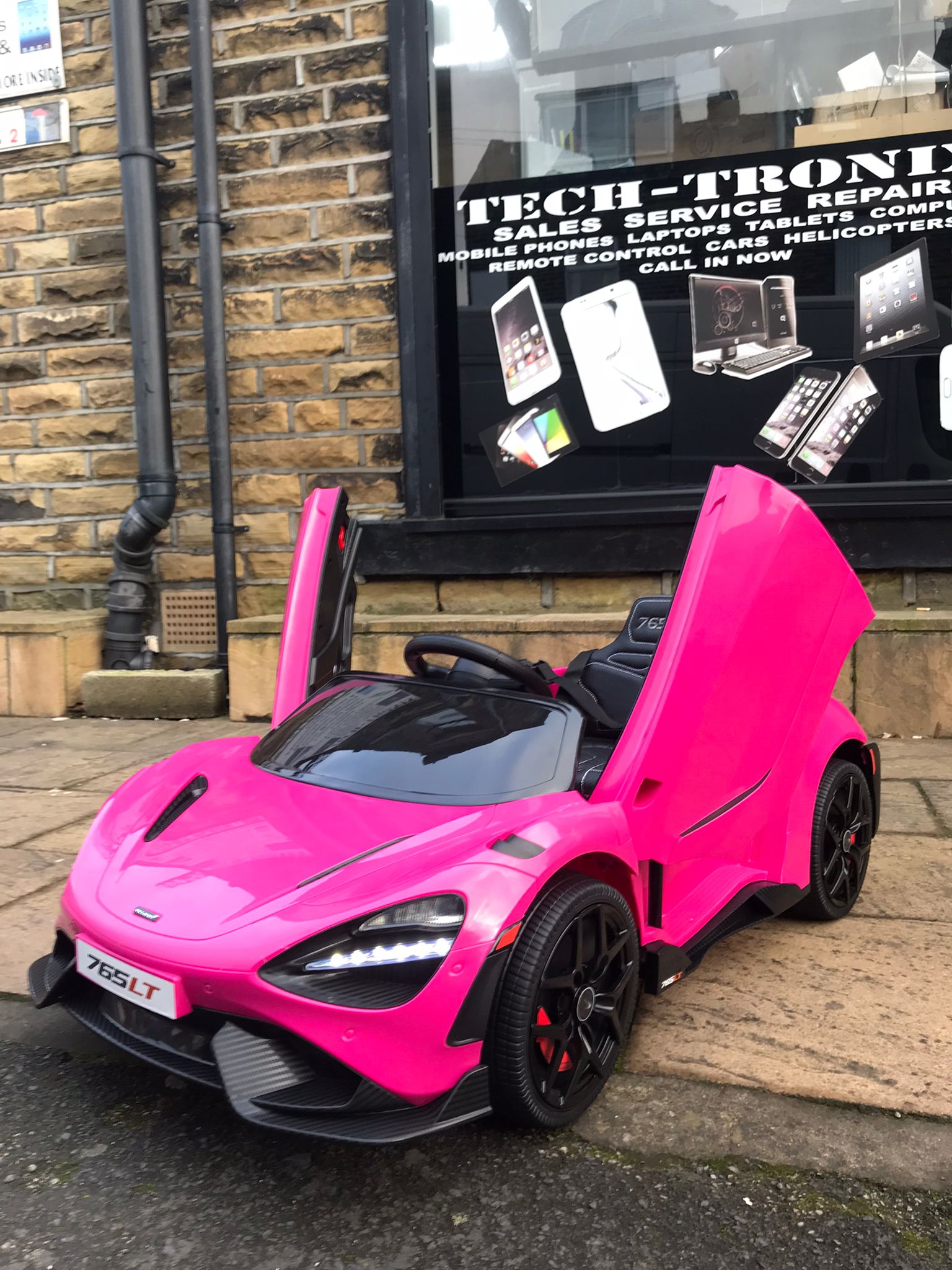 Mclaren 765LT Electric 12V Kids, Remote Control & Self Drive