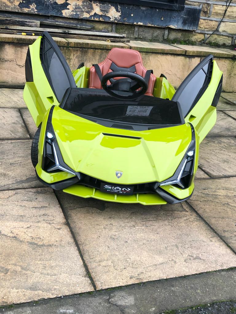 Kids Lamborghini Sian Electric Ride-on Car with Parent Remote, Now With MP4