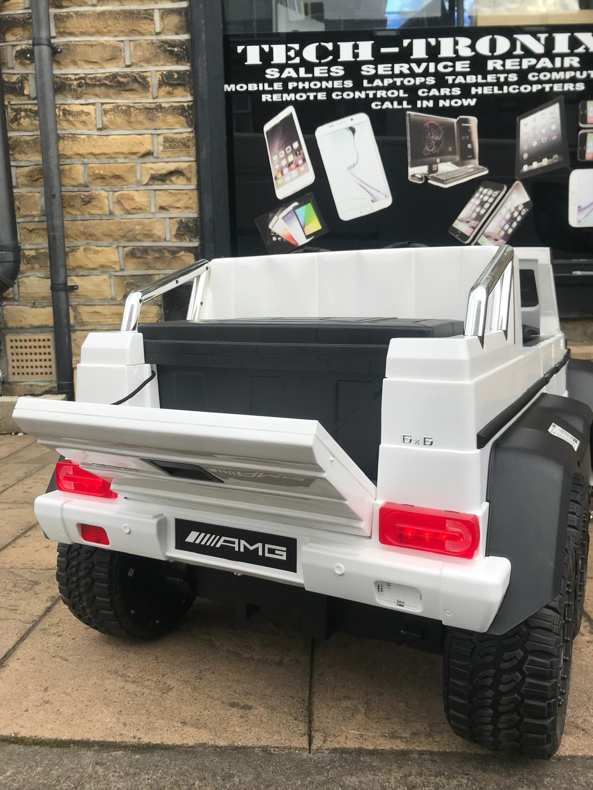 Mercedes G63 6X6 AMG Adult Edition White Also Remote & Self Drive
