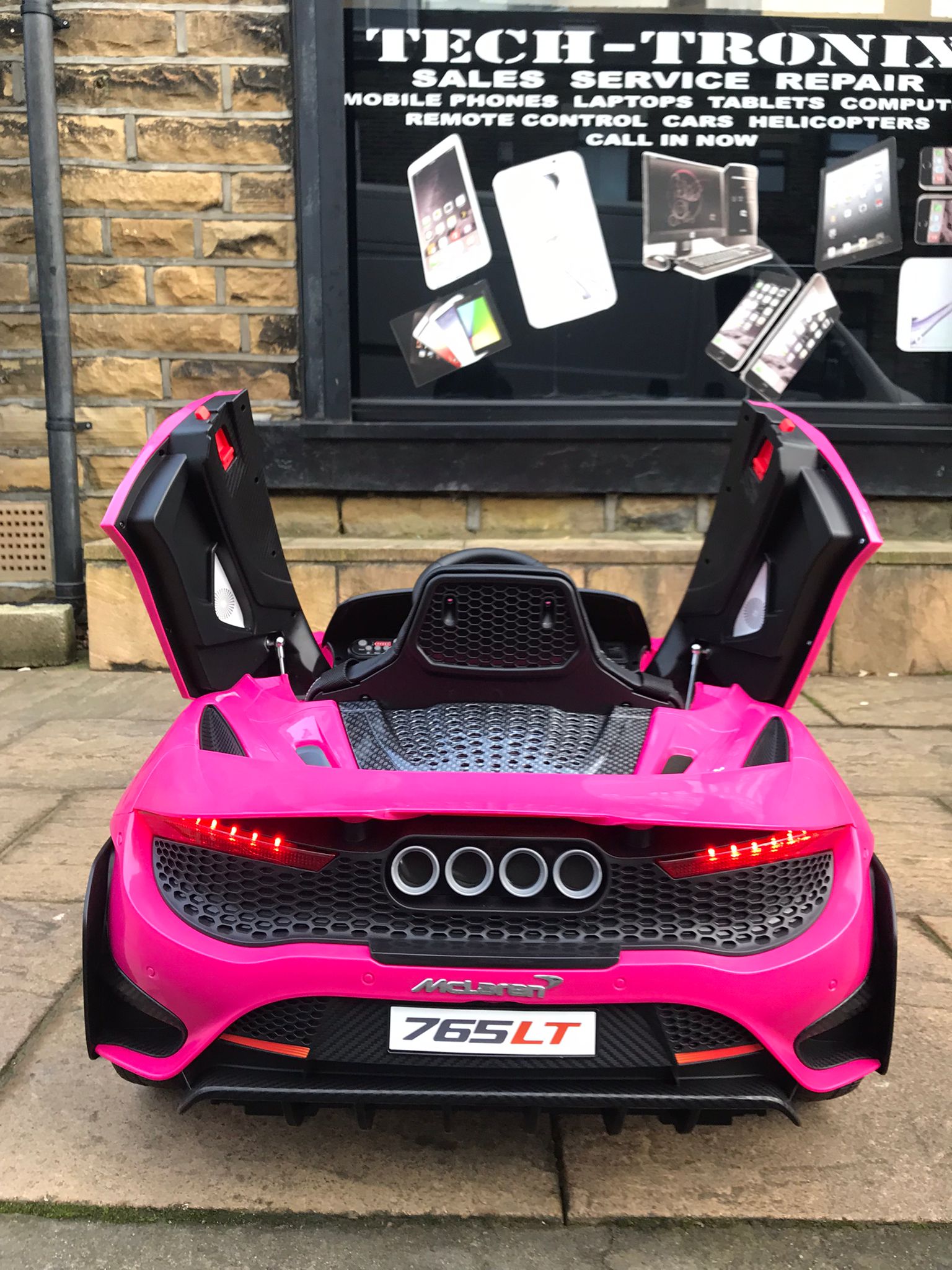 Mclaren 765LT Electric 12V Kids, Remote Control & Self Drive