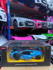 Rastar RC 1:14 Lamborghini Huracan STO Kids Remote Control Toy Car - Blue