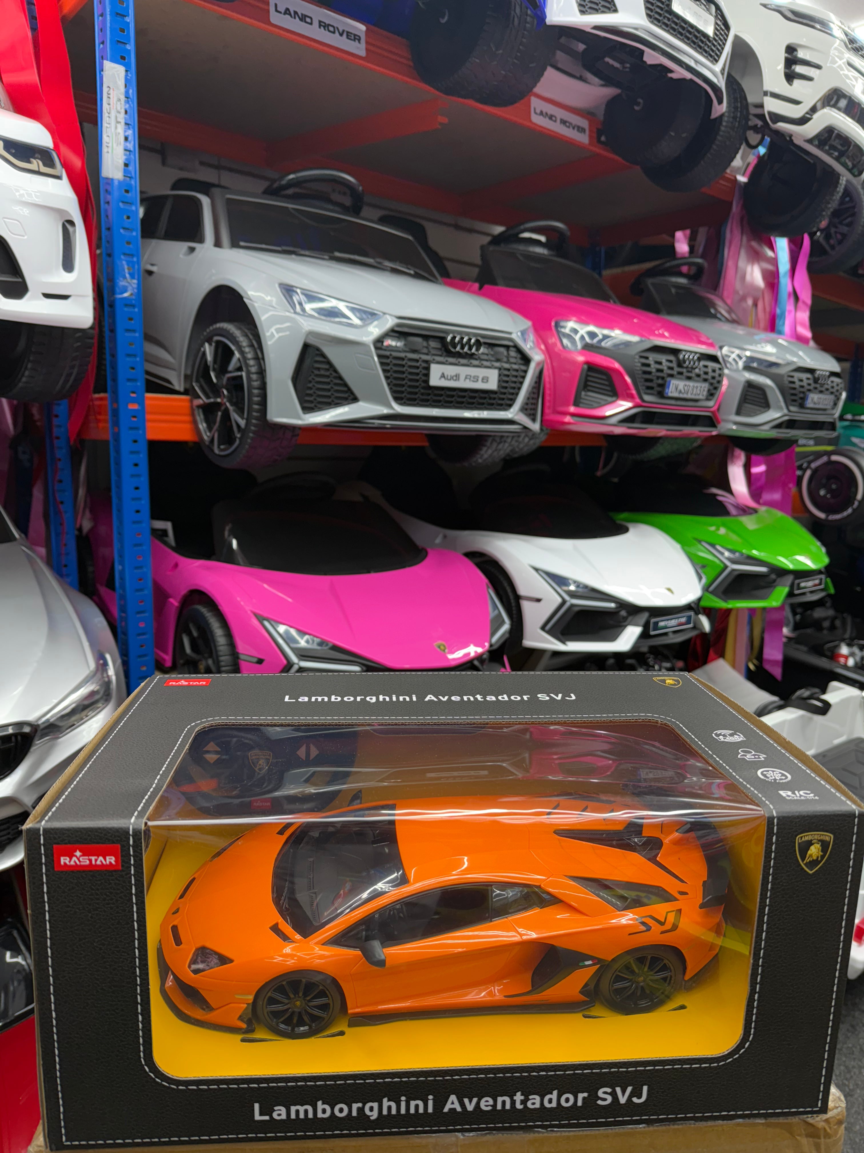 Rastar RC 1:14 Lamborghini Sian Kids Remote Control Toy Car - Orange