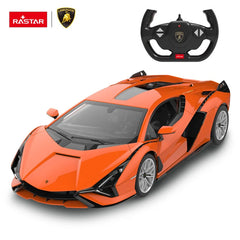Rastar RC 1:14 Lamborghini Sian Kids Remote Control Toy Car - Orange