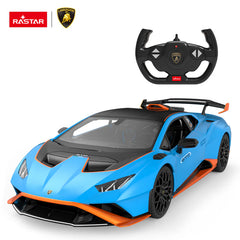 Rastar RC 1:14 Lamborghini Huracan STO Kids Remote Control Toy Car - Blue