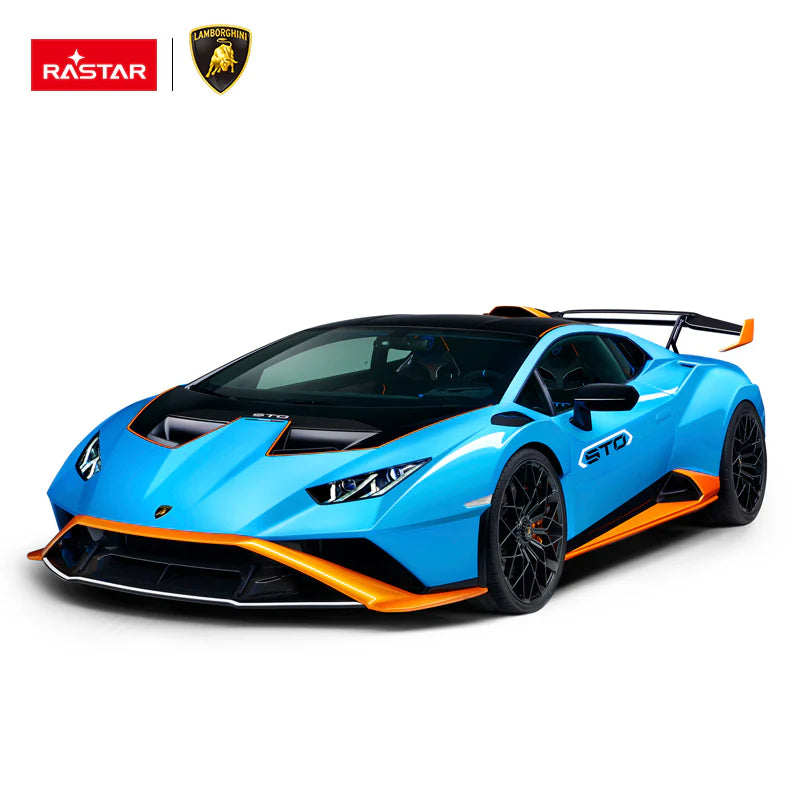 Rastar RC 1:14 Lamborghini Huracan STO Kids Remote Control Toy Car - Blue