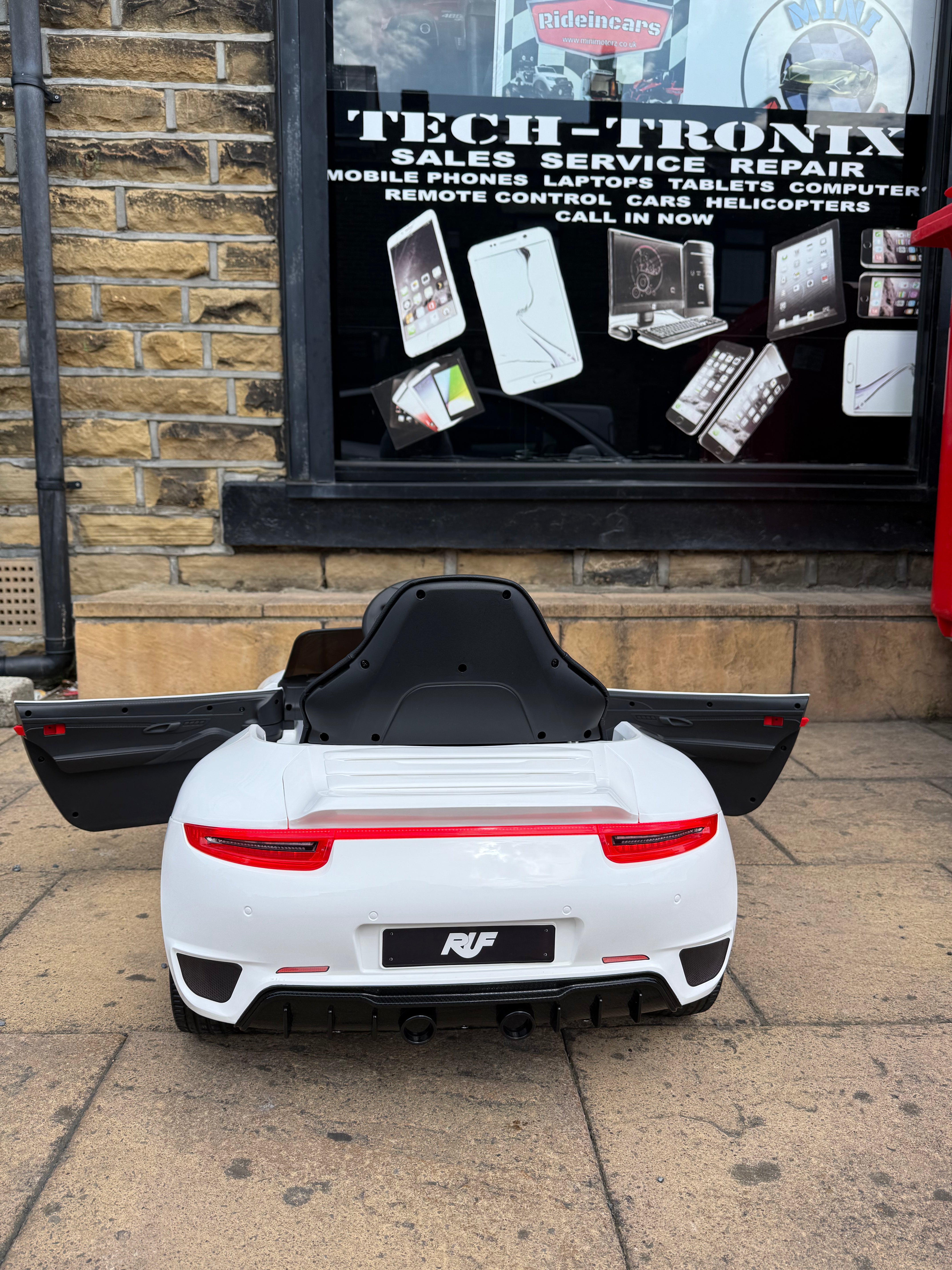 RUFF by Porsche 12V Kids Electric Ride-On Car with Remote