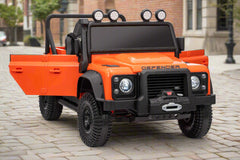 Licensed Land Rover Defender 110 SVX/ BIG SPEC 24v Battery/ Eva Rubber Wheels!