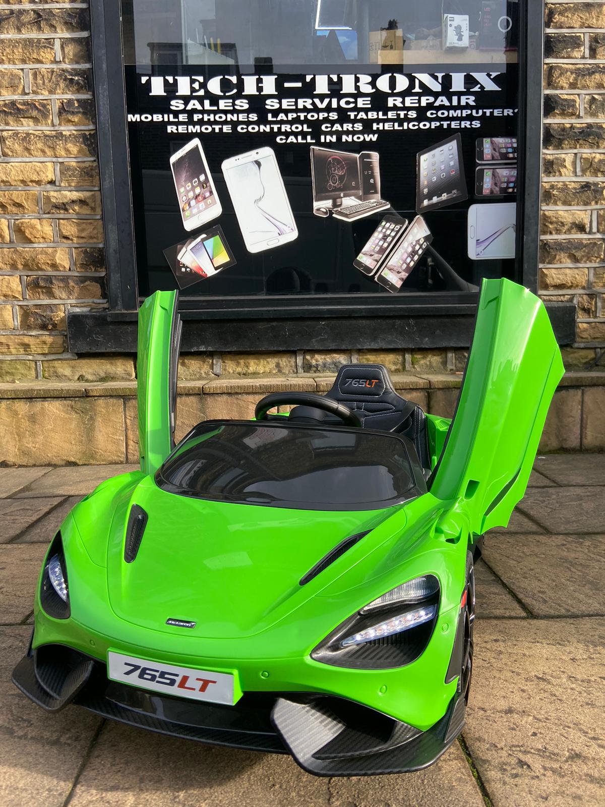 Mclaren 765LT Electric 12V Kids, Remote Control & Self Drive