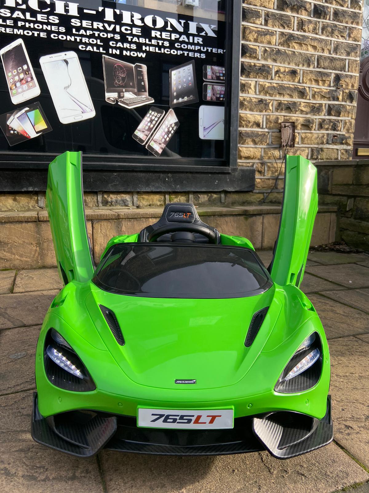 Mclaren 765LT Electric 12V Kids, Remote Control & Self Drive