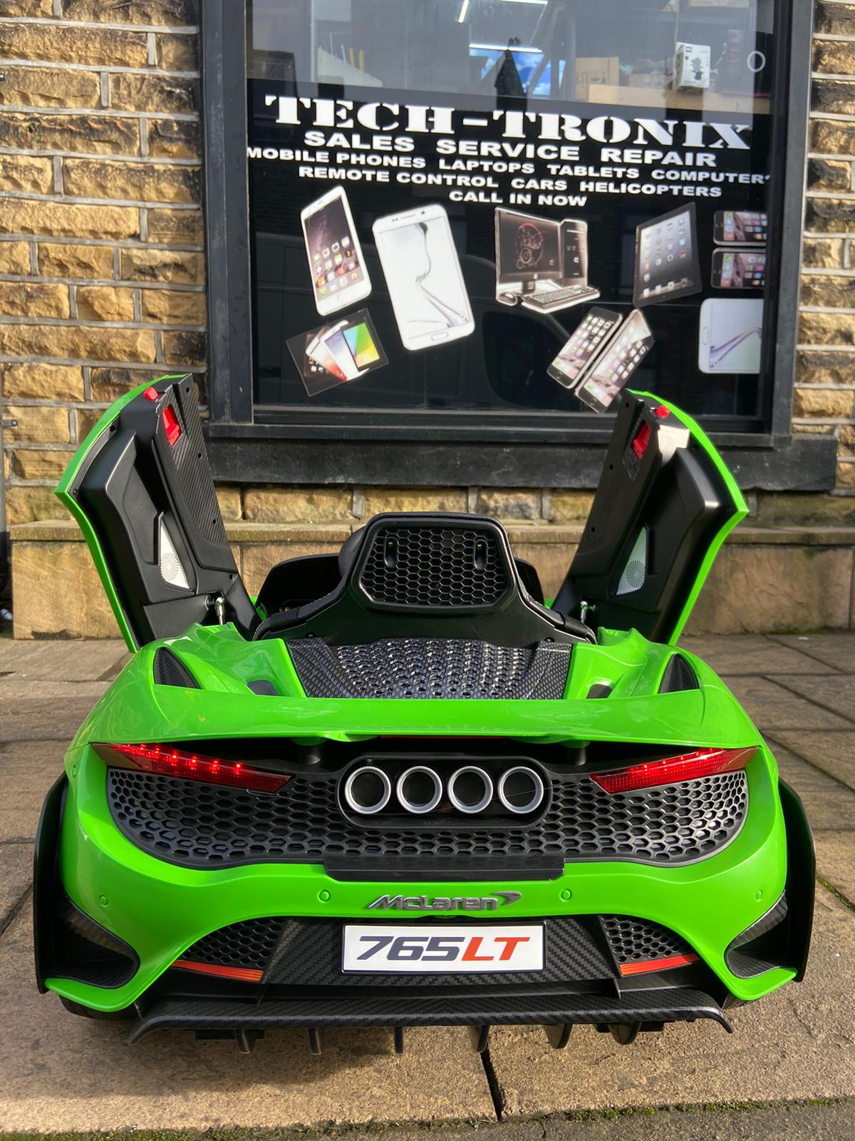 Mclaren 765LT Electric 12V Kids, Remote Control & Self Drive